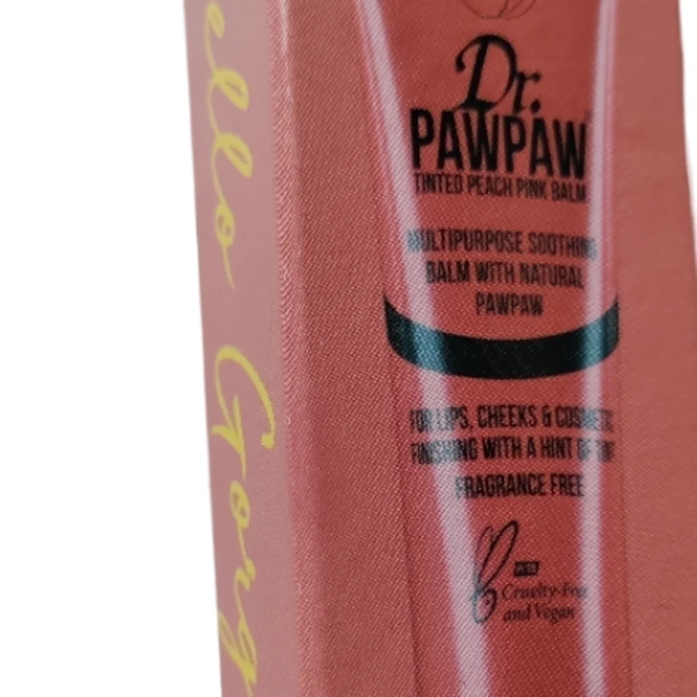 DR PAWPAW Lip Balm Healing Peach Pink New